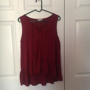 Max Studio Peplum Top